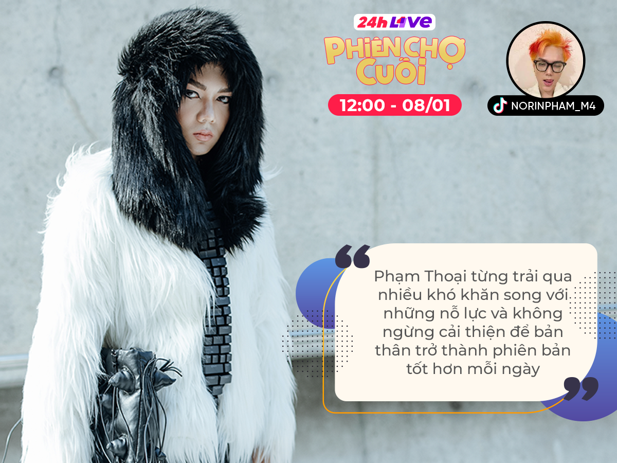 TikToker Phạm Thoại hành trình từ “Thánh chửi” đến đại sứ thương hiệu của 24h Live Phiên Chợ Cuối - ảnh 2