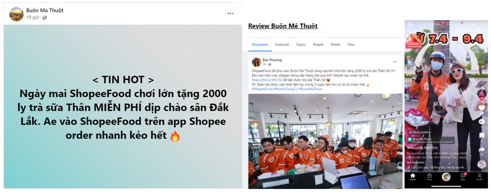 Chơi lớn như ShopeeFood, vừa có màn chào sân hoành tráng tại Buôn Ma Thuột đã khao ngay 2000 ly trà sữa miễn phí - ảnh 4