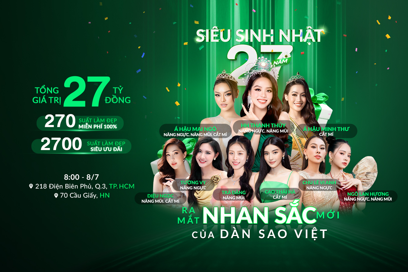Dàn sao Việt “lột xác” tại siêu sinh nhật Thu Cúc - ảnh 1