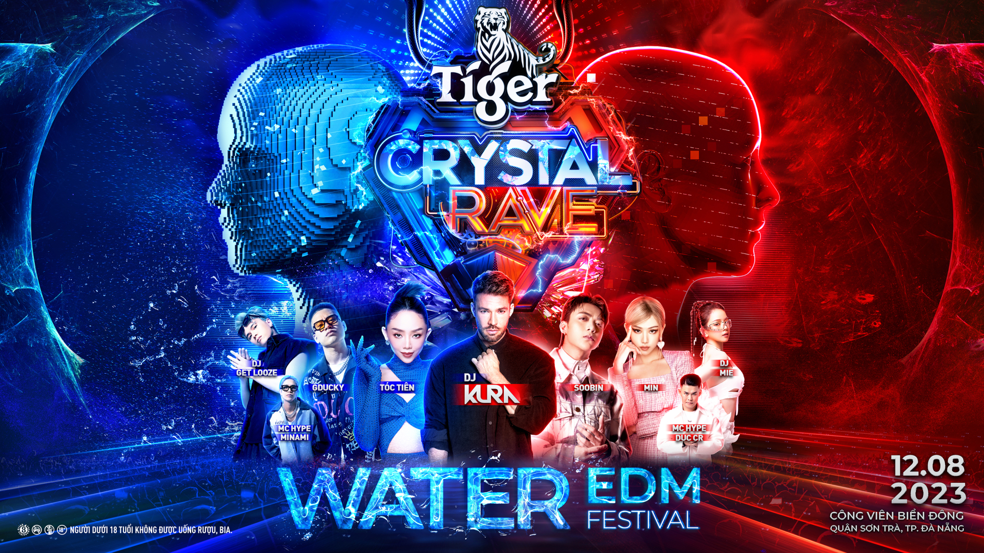 Vài giờ trước đêm bùng nổ, Top DJ thế giới, Tóc Tiên,… cùng các siêu sao đã có mặt tại Tiger Crystal Rave Đà Nẵng - ảnh 1