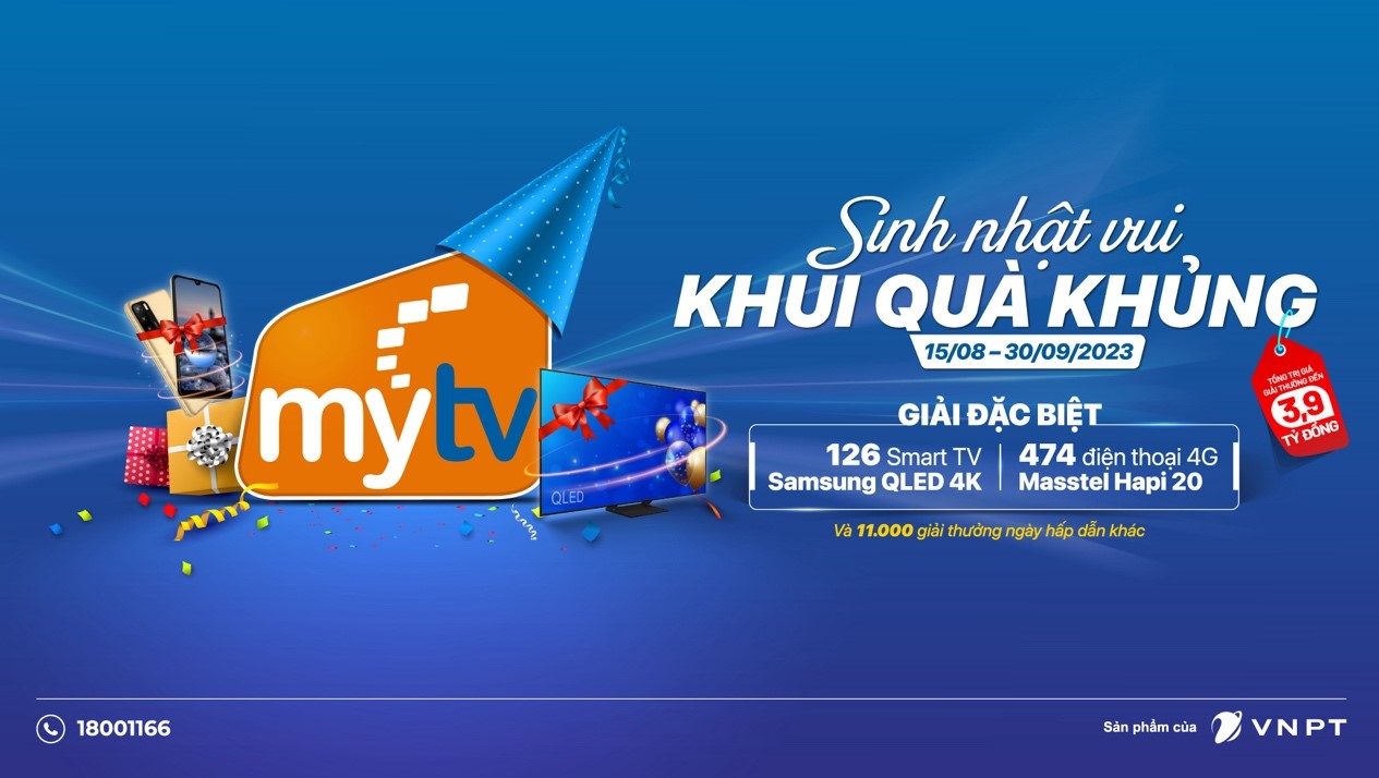 “Sinh nhật vui - Khui quà khủng”, truyền hình MyTV tri ân khách hàng - ảnh 1