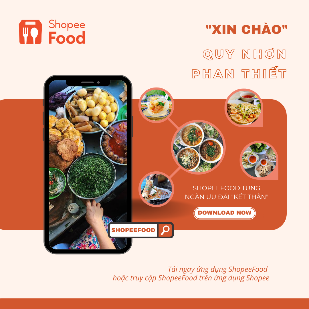 ShopeeFood đổ bộ Phan Thiết và Quy Nhơn cùng lúc, khao tín đồ ăn uống chùm ưu đãi cực xịn từ quán quen! - ảnh 2