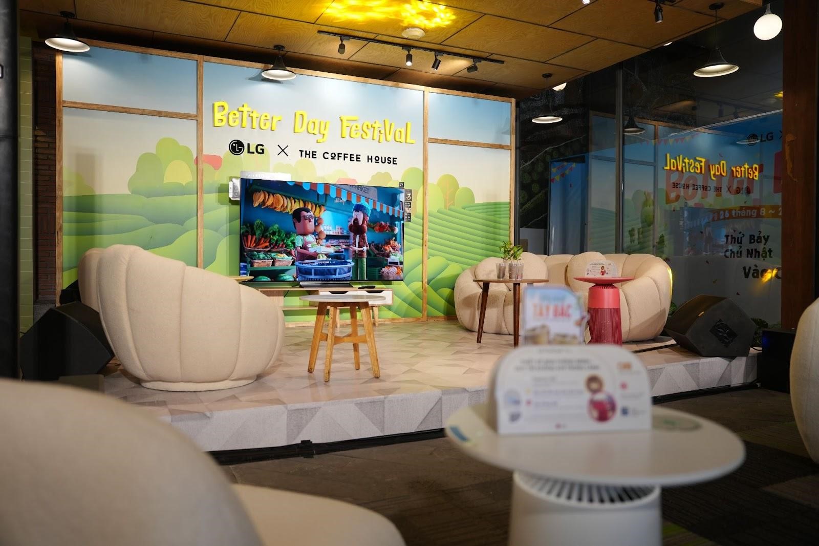LG và The Coffee House tạo nên sự kiện “Better Day Festival”: Mang lối sống hiện đại, lành mạnh đến gần với Gen Z - ảnh 10
