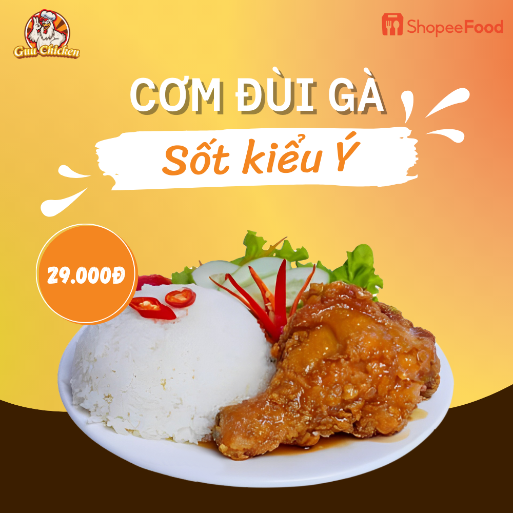 Guu Chicken khao giới trẻ Hà Nội cơm đùi gà sốt đồng giá 29.000 đồng - ảnh 4