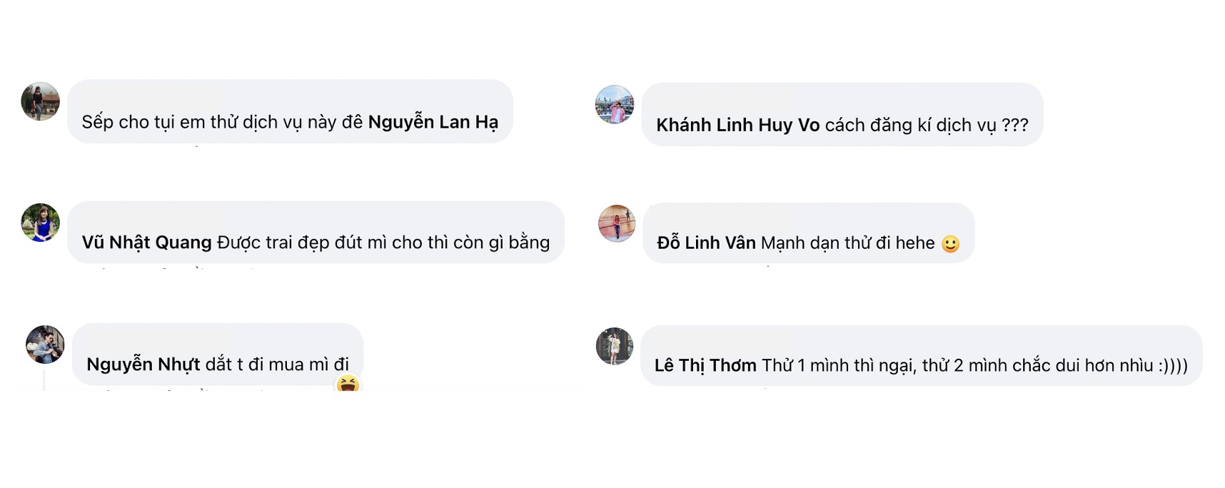 Dịch vụ đút mì tận nơi - mới nghe thấy lú, nghe kĩ lại thích thú - ảnh 3