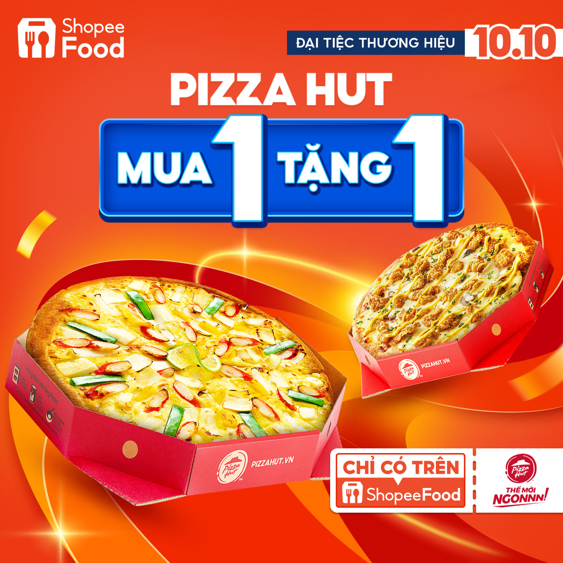 Thương hiệu HOT tề tựu trên ShopeeFood, tung deal độc quyền chỉ xuất hiện duy nhất trong ngày 10.10 - ảnh 1