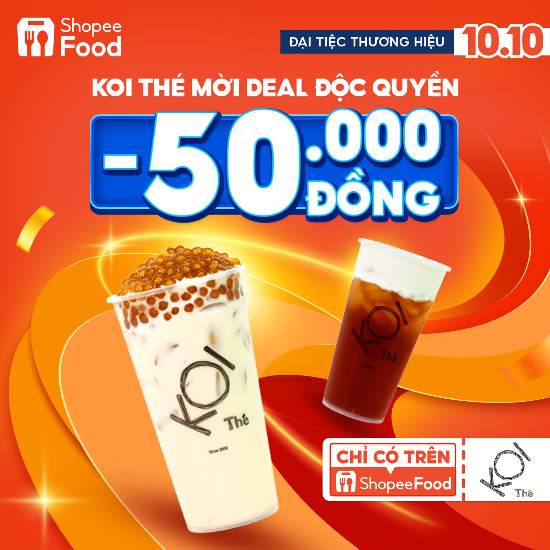Thương hiệu HOT tề tựu trên ShopeeFood, tung deal độc quyền chỉ xuất hiện duy nhất trong ngày 10.10 - ảnh 3