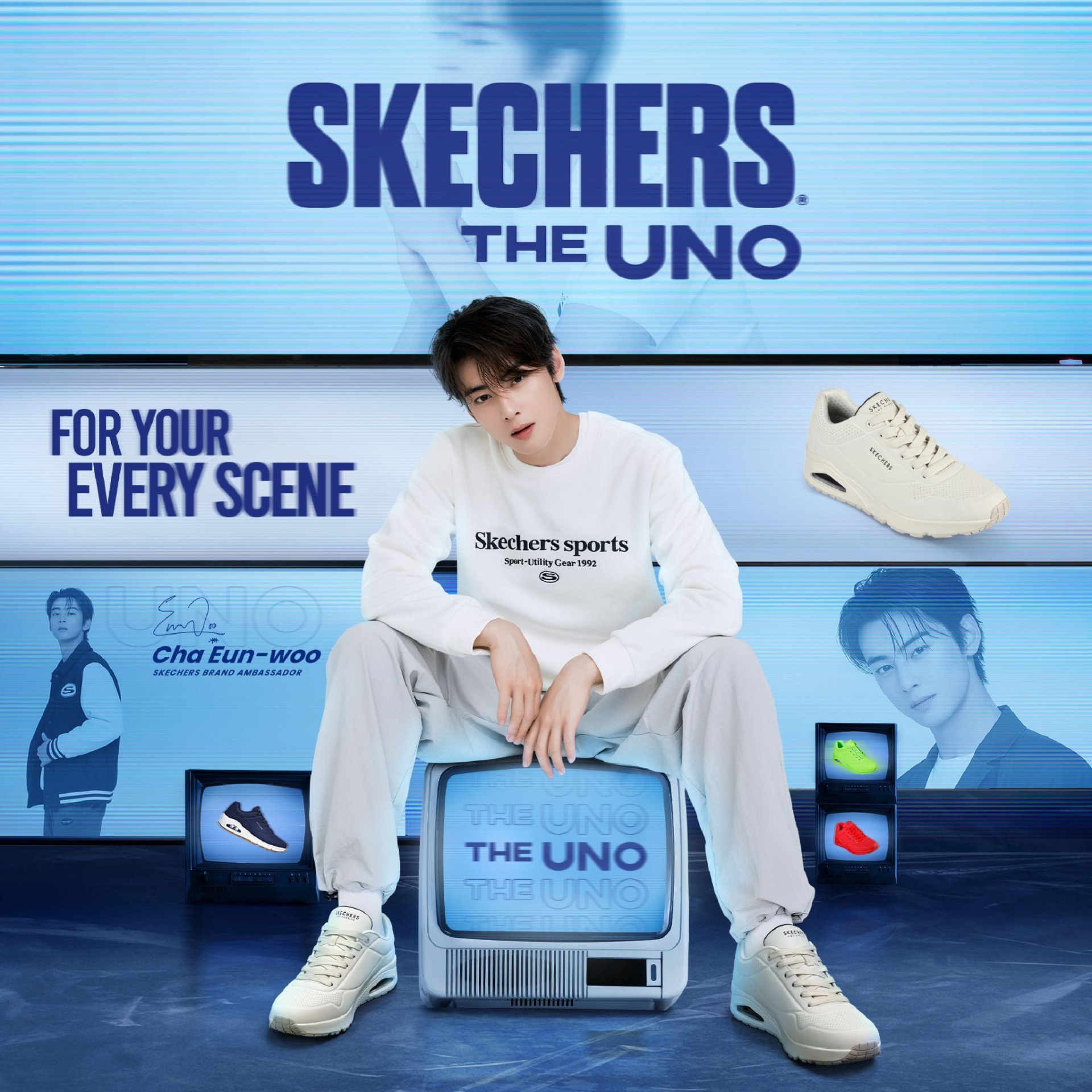 Skechers “trình làng” bộ sưu tập giày UNO mới với 7 sắc màu cực trẻ trung - ảnh 1