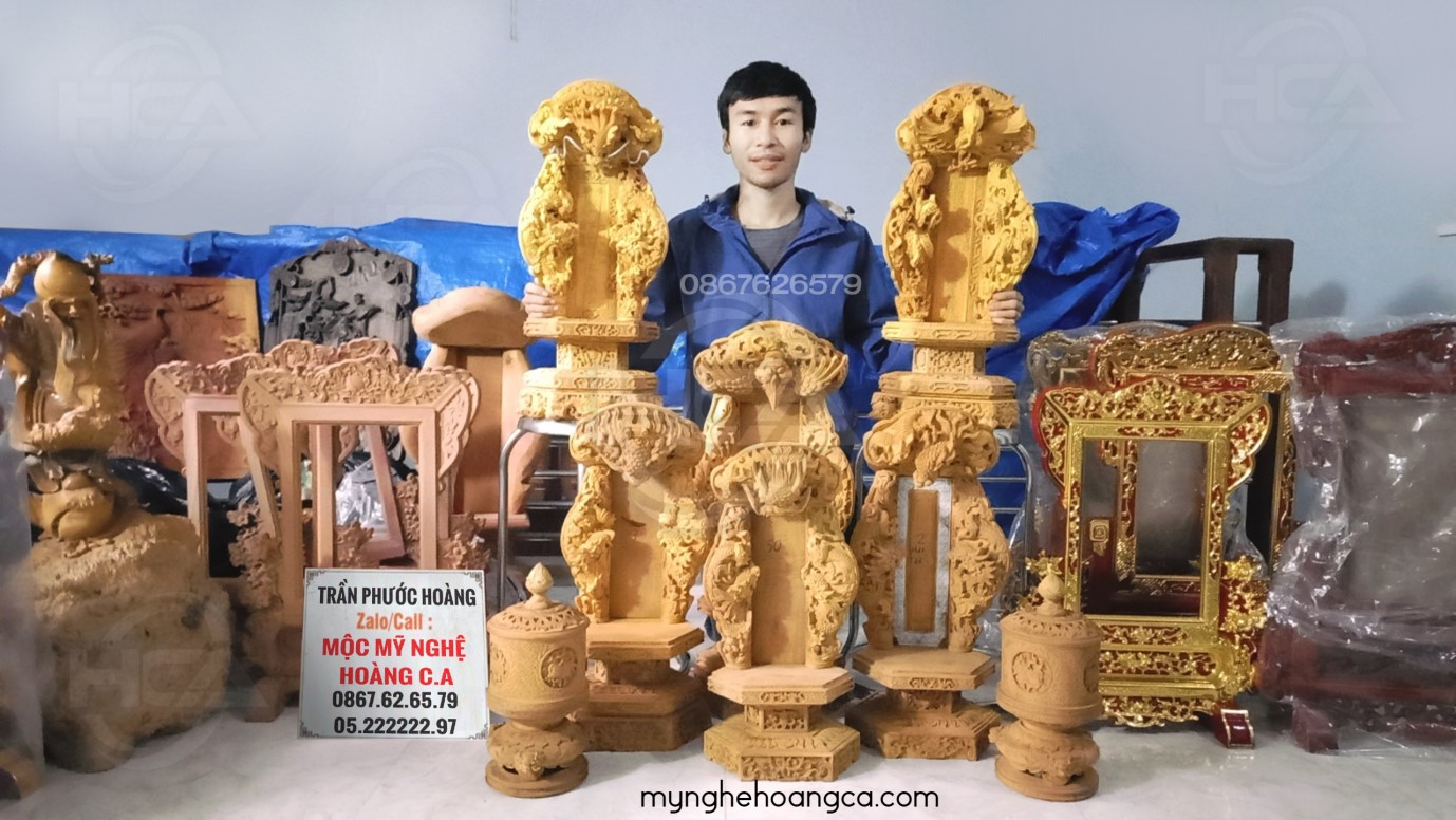 Nghệ Nhân 'TRẦN PHƯỚC HOÀNG' Làng nghề Mộc Mỹ Nghệ Chạm Khắc Gỗ ở Huế mang thương hiệu là 'Đồ Gỗ Hoàng C.A' - ảnh 1