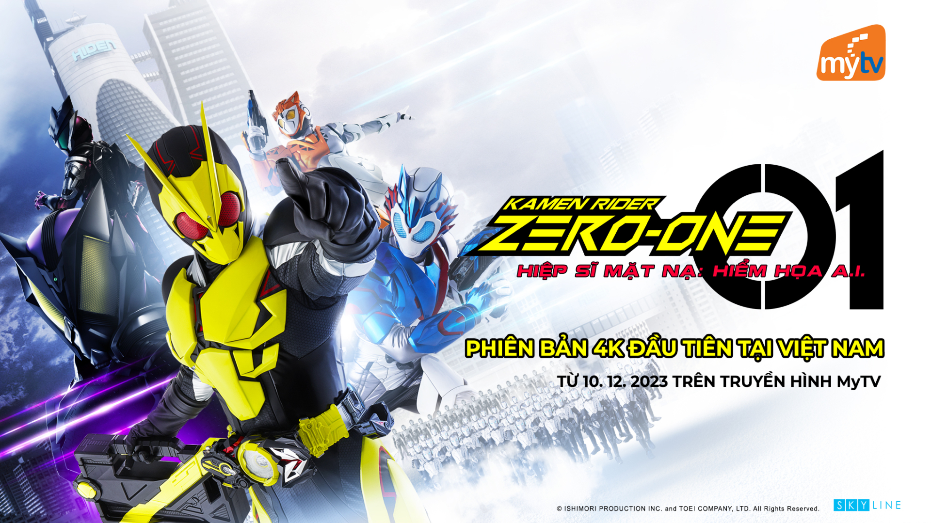 Kamen Rider Zero-One phiên bản 4K chính thức lên sóng Truyền hình MyTV - ảnh 1