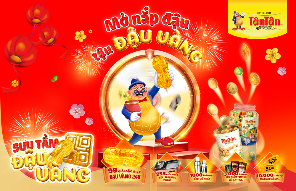 Tân Tân chi hơn 2 tỷ đồng để “mở bát” đầu năm với chương trình “Sưu Tầm Đậu Vàng” 2024 - ảnh 1