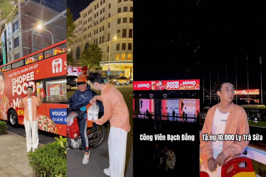 Đường phố Sài Gòn “phủ cam” khắp nơi, giới trẻ hào hứng trải nghiệm xe buýt 2 tầng ngắm đại sứ thương hiệu ShopeeFood - ảnh 2