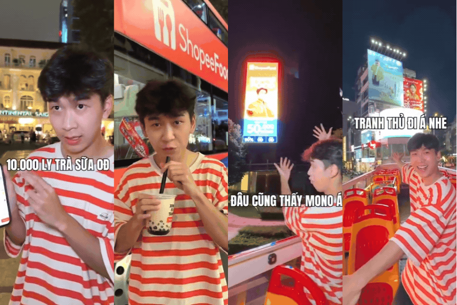Đường phố Sài Gòn “phủ cam” khắp nơi, giới trẻ hào hứng trải nghiệm xe buýt 2 tầng ngắm đại sứ thương hiệu ShopeeFood - ảnh 3