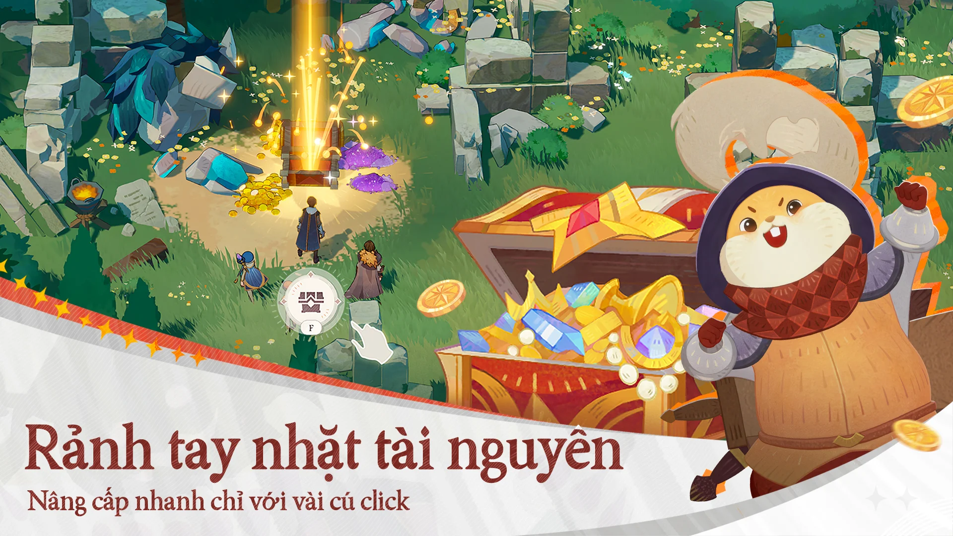 Hành Trình AFK -  Game RPG Giả Tưởng Thế Giới Mở Dung Lượng Nhẹ Sắp Phát Hành Tại Việt Nam - ảnh 5