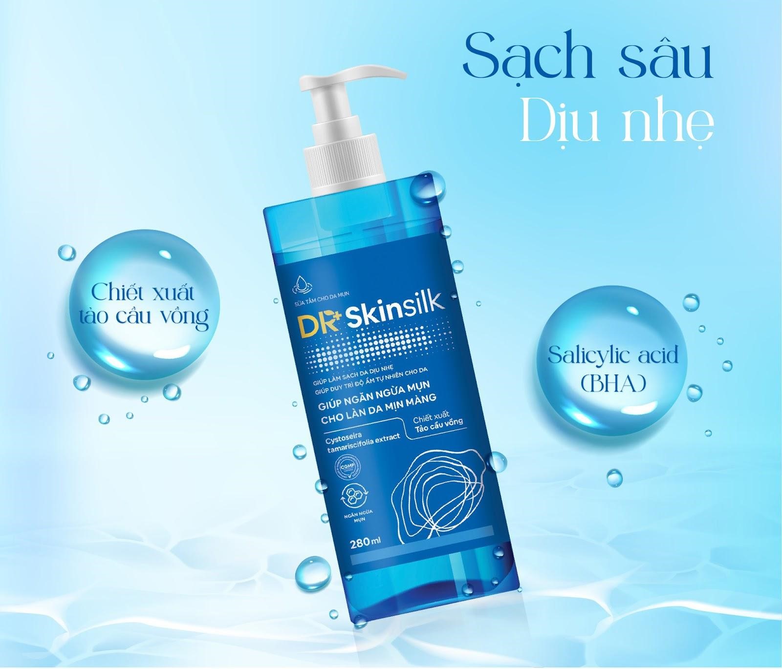 Cách trị mụn lưng hiệu quả với Dr.Skinsilk mà không cần tốn tiền tới spa - ảnh 3