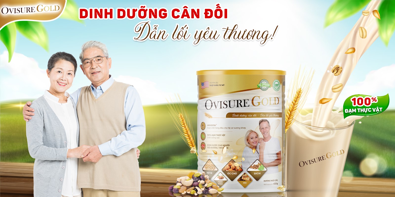 Ovisure Gold - Giải pháp dinh dưỡng từ hạt, bảo vệ xương khớp khoẻ mạnh - ảnh 1