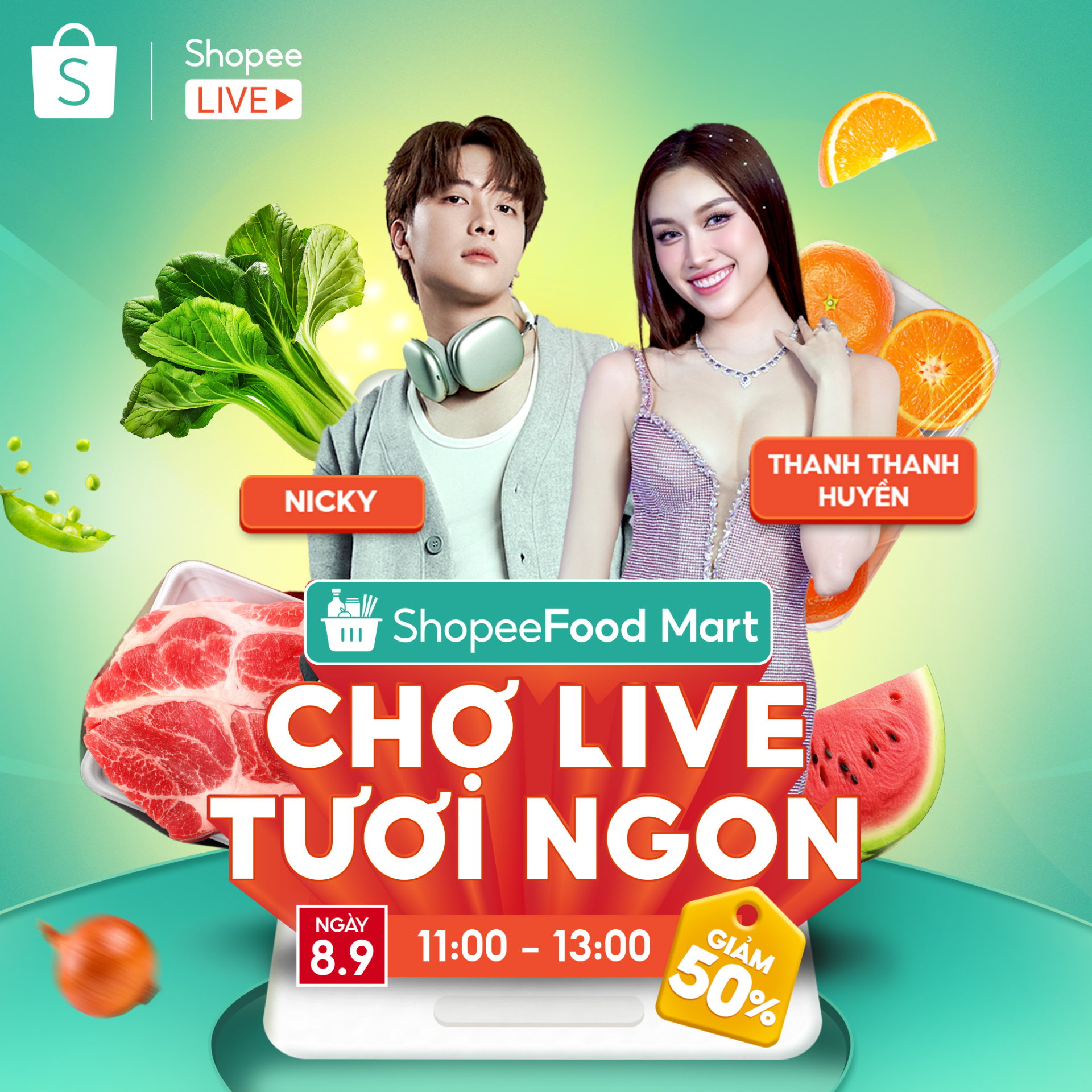 Trải nghiệm “đi chợ số” thêm độc đáo thông qua các phiên livestream của ShopeeFood Mart - ảnh 4