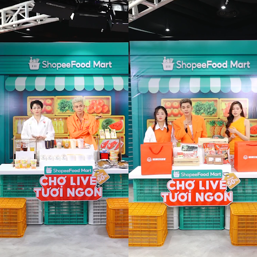 Trải nghiệm “đi chợ số” thêm độc đáo thông qua các phiên livestream của ShopeeFood Mart - ảnh 2