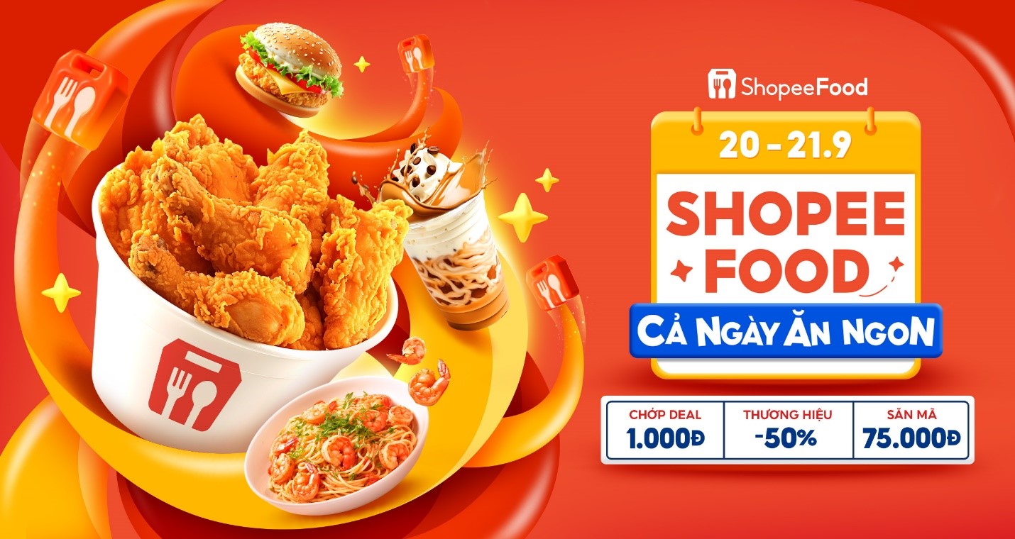 Ngày hội ShopeeFood trở lại với sức nóng nhân đôi từ bộ đôi anh tài Kay Trần - Bùi Công Nam - ảnh 1