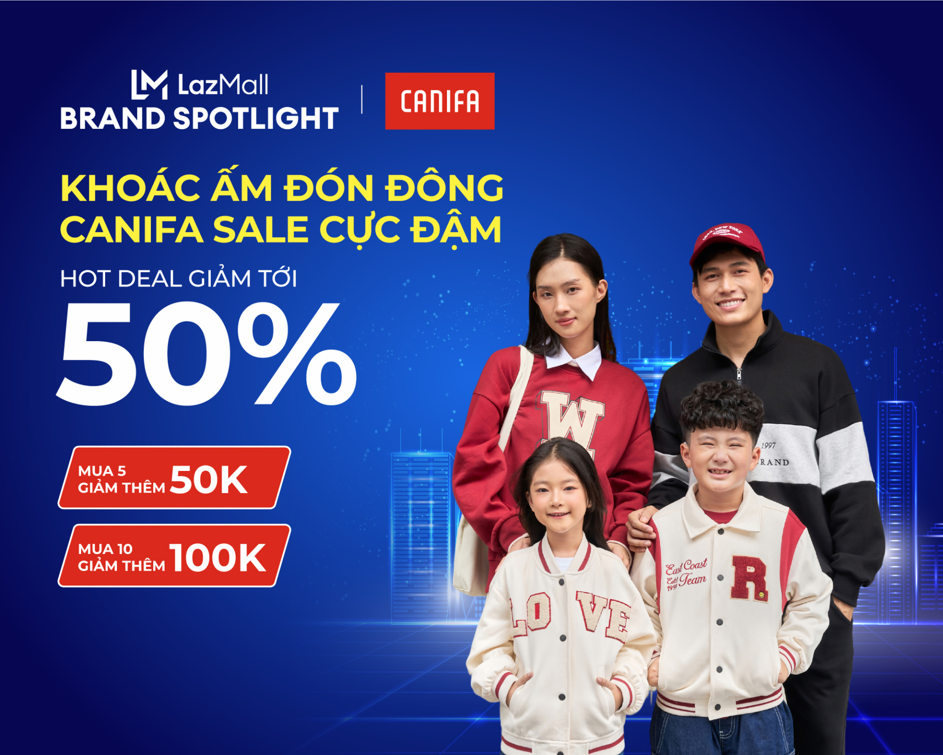 Canifa chào đông với chương trình khuyến mãi lớn: khoác ấm đón đông - Canifa sale cực đậm trên Lazada - ảnh 1