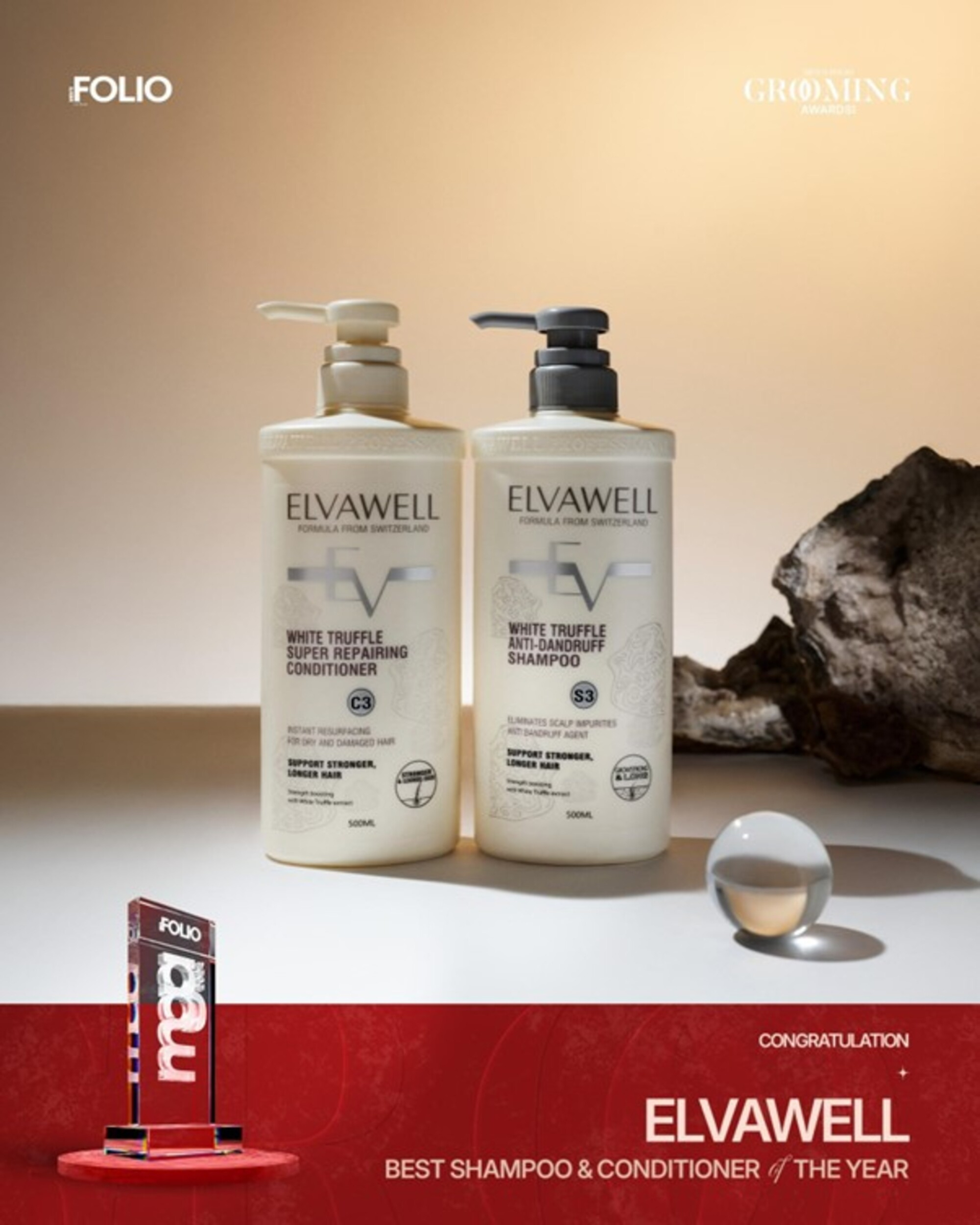 Elvawell xuất sắc đạt giải BEST SHAMPOO & CONDITIONER OF THE YEAR do tạp chí đa quốc gia MEN’S FOLIO bình chọn - ảnh 7