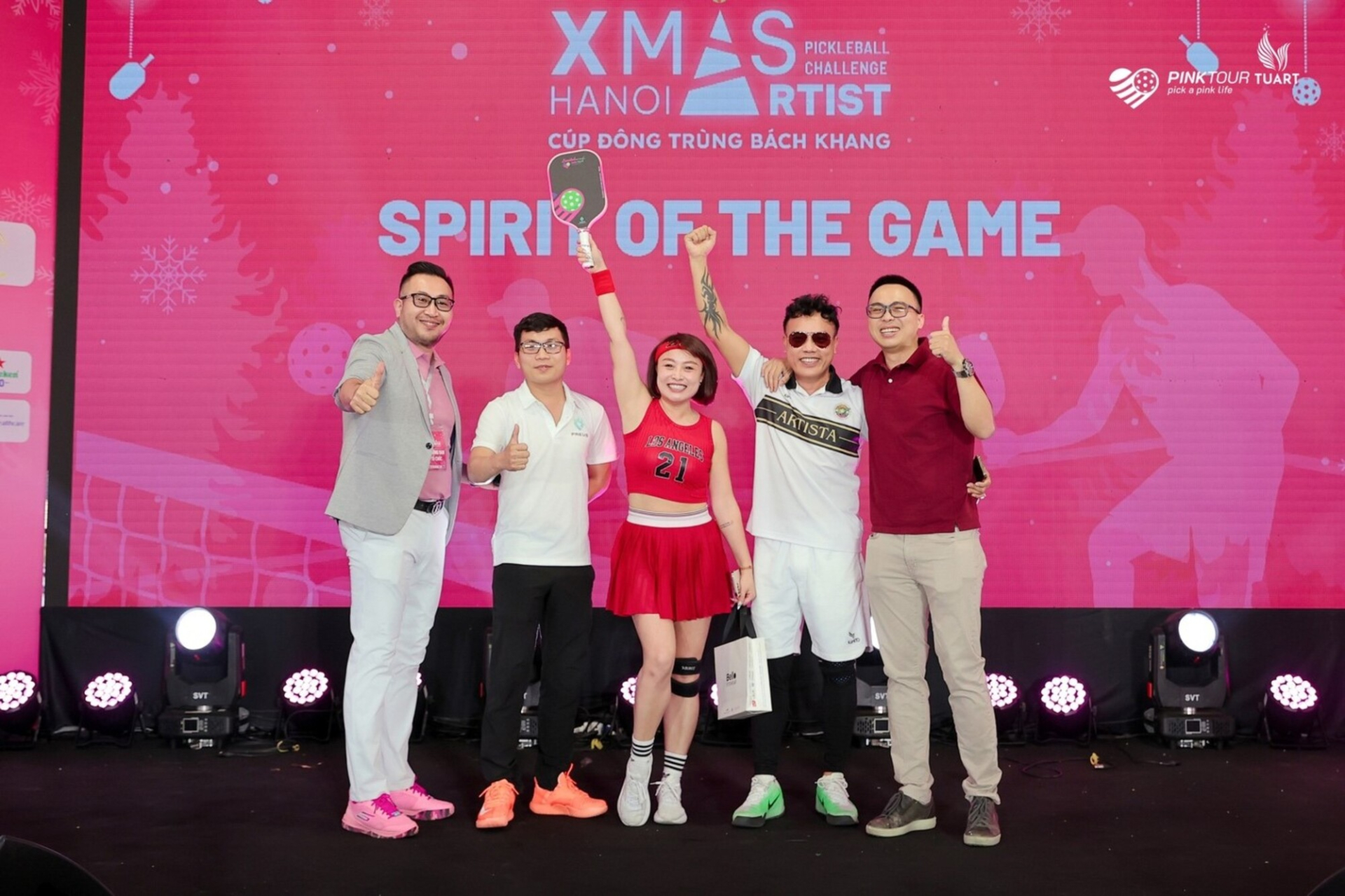 Bello, Casio G-Shock và Ray-Ban đồng hành cùng Pink Tour tại Xmas Hanoi Artist Pickleball Challenge – Cúp Đông Trùng Bách Khang - ảnh 3