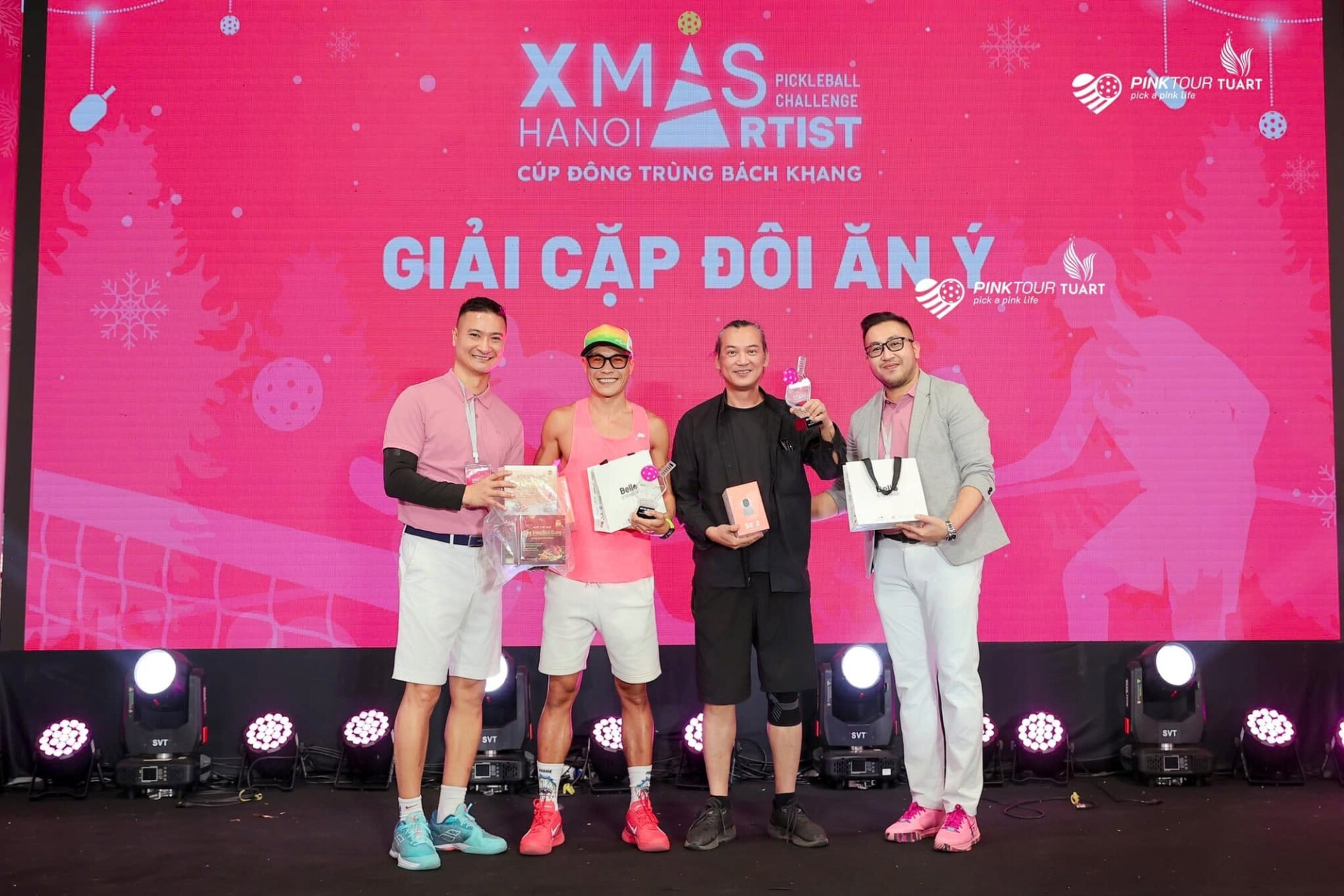 Bello, Casio G-Shock và Ray-Ban đồng hành cùng Pink Tour tại Xmas Hanoi Artist Pickleball Challenge – Cúp Đông Trùng Bách Khang - ảnh 4