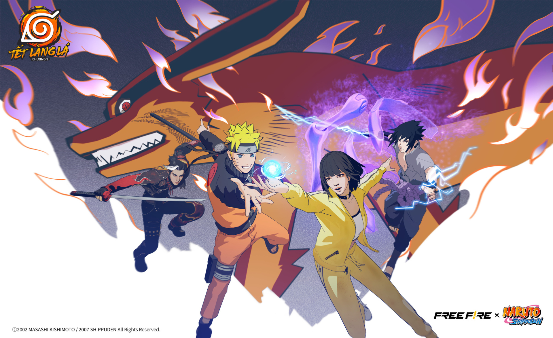 Free Fire và NARUTO SHIPPUDEN cùng đem đến sự kiện hợp tác IP anime bùng nổ nhất dòng game bắn súng sinh tồn - ảnh 2