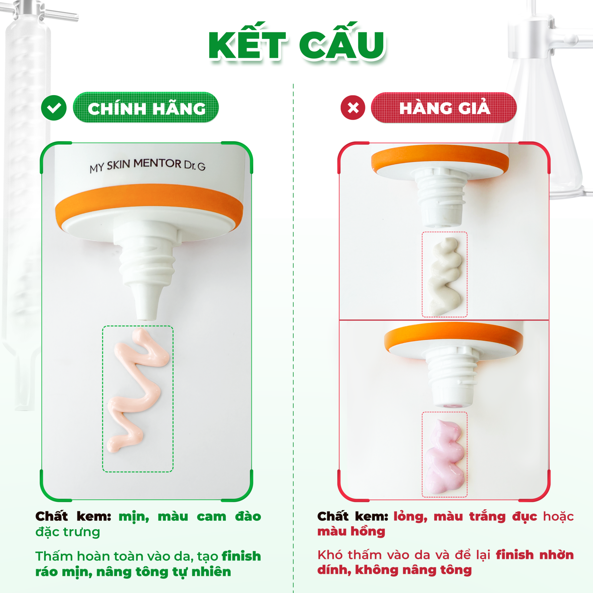 Phân biệt hàng thật - giả kem chống nắng Dr.G Brightening Up Sun+ với 5 điểm dễ nhận biết nhất - ảnh 5