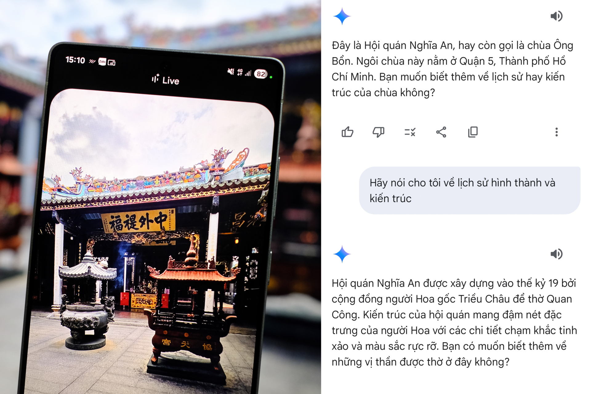Người trẻ thêm yêu Sài Gòn - Chợ Lớn qua lăng kính Gemini Live trên Galaxy S25 Series - ảnh 3