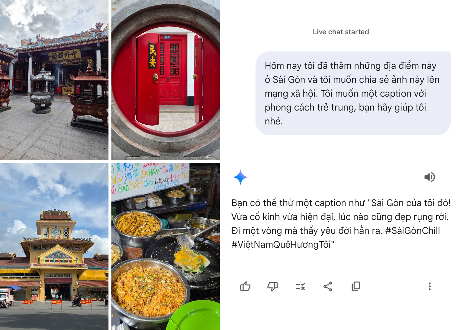 Người trẻ thêm yêu Sài Gòn - Chợ Lớn qua lăng kính Gemini Live trên Galaxy S25 Series - ảnh 6