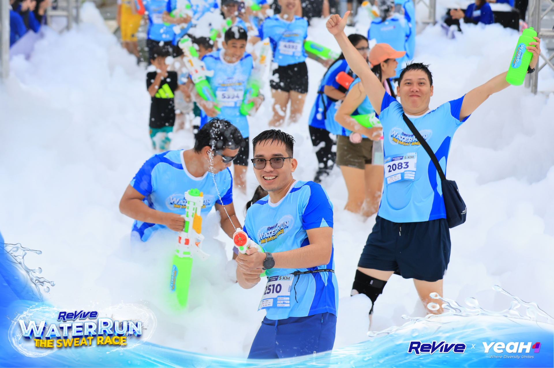 Hàng ngàn khoảnh khắc chiến binh cực đỉnh tại đường chạy nước Revive Water Run 2025 - ảnh 4