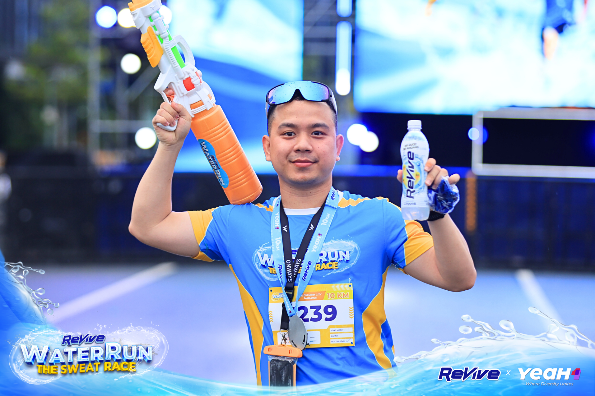 Hàng ngàn khoảnh khắc chiến binh cực đỉnh tại đường chạy nước Revive Water Run 2025 - ảnh 2