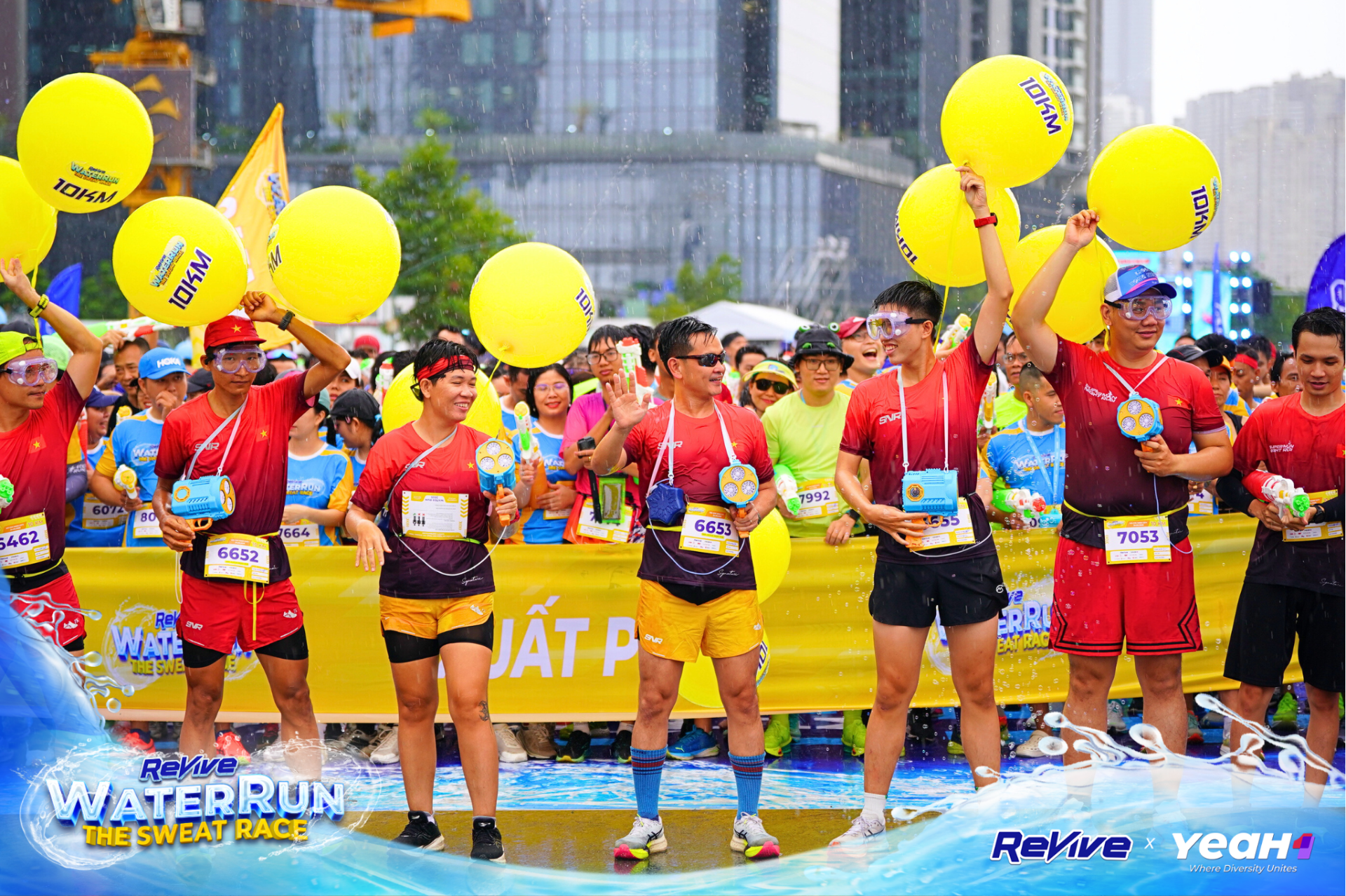 Hàng ngàn khoảnh khắc chiến binh cực đỉnh tại đường chạy nước Revive Water Run 2025 - ảnh 3