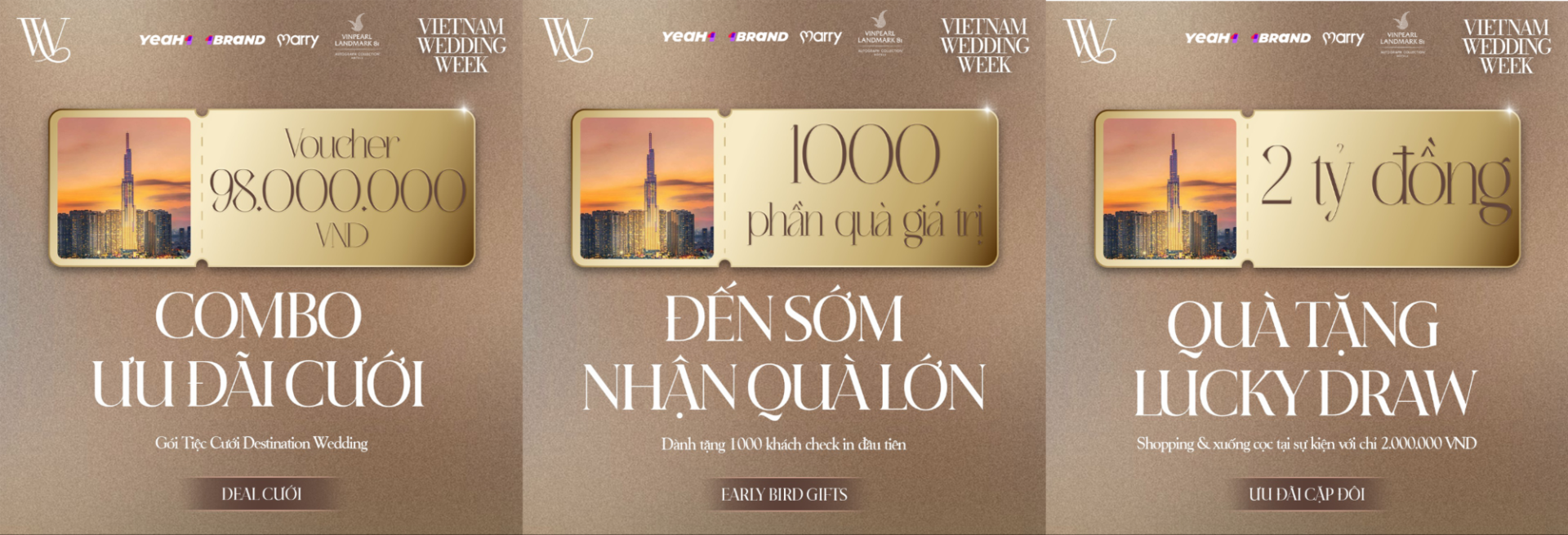 Hàng trăm deal cưới & trải nghiệm độc quyền sắp đổ bộ tại Tuần lễ cưới ứng dụng cao nhất - Vietnam Wedding Week 2025 - ảnh 1
