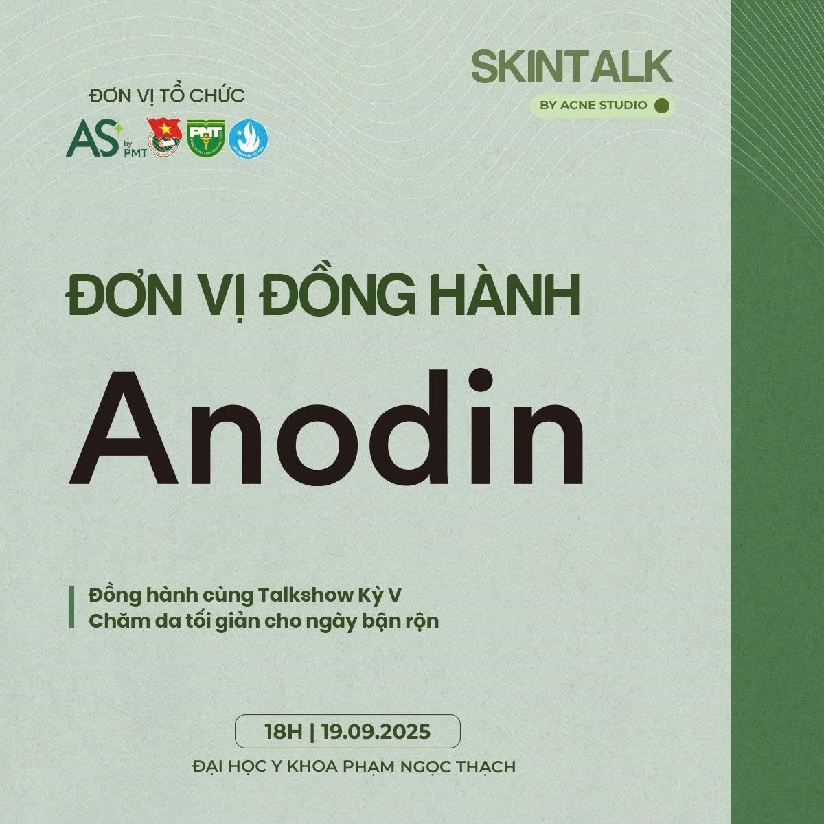 Skintalk kỳ V: “Chăm da tối giản cho ngày bận rộn” tại ĐH Y khoa Phạm Ngọc Thạch - ảnh 9