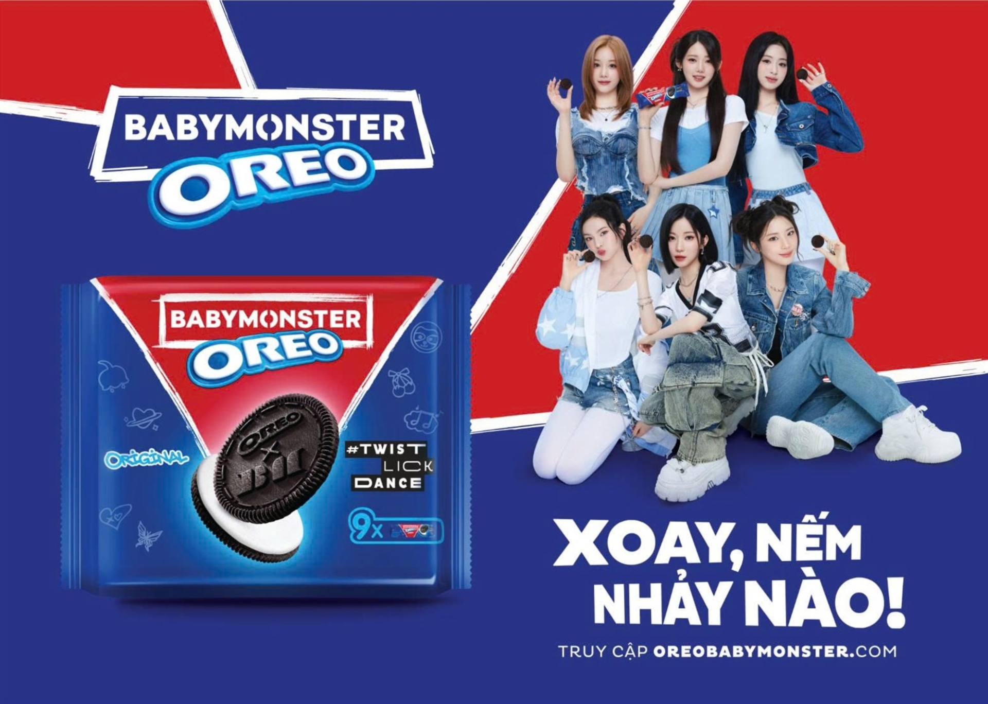 Biến tấu từ 'Xoay-Nếm-Chấm' đến 'Xoay-Nếm-Nhảy': OREO và BABYMONSTER khuấy động cộng đồng fan! - ảnh 1