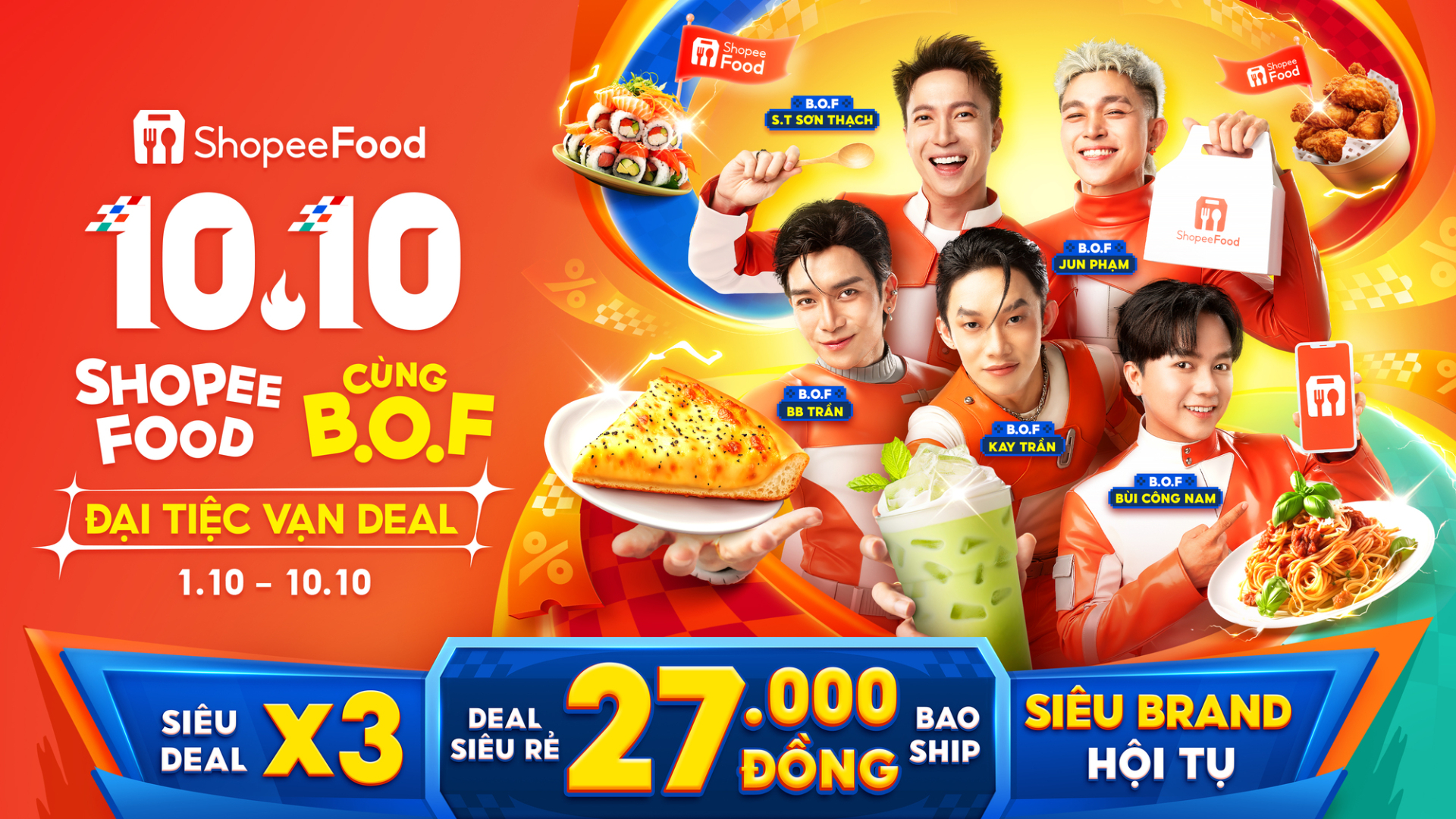 ShopeeFood chiêu đãi siêu deal 10.10, bạn đã sẵn sàng nhập tiệc? - ảnh 1