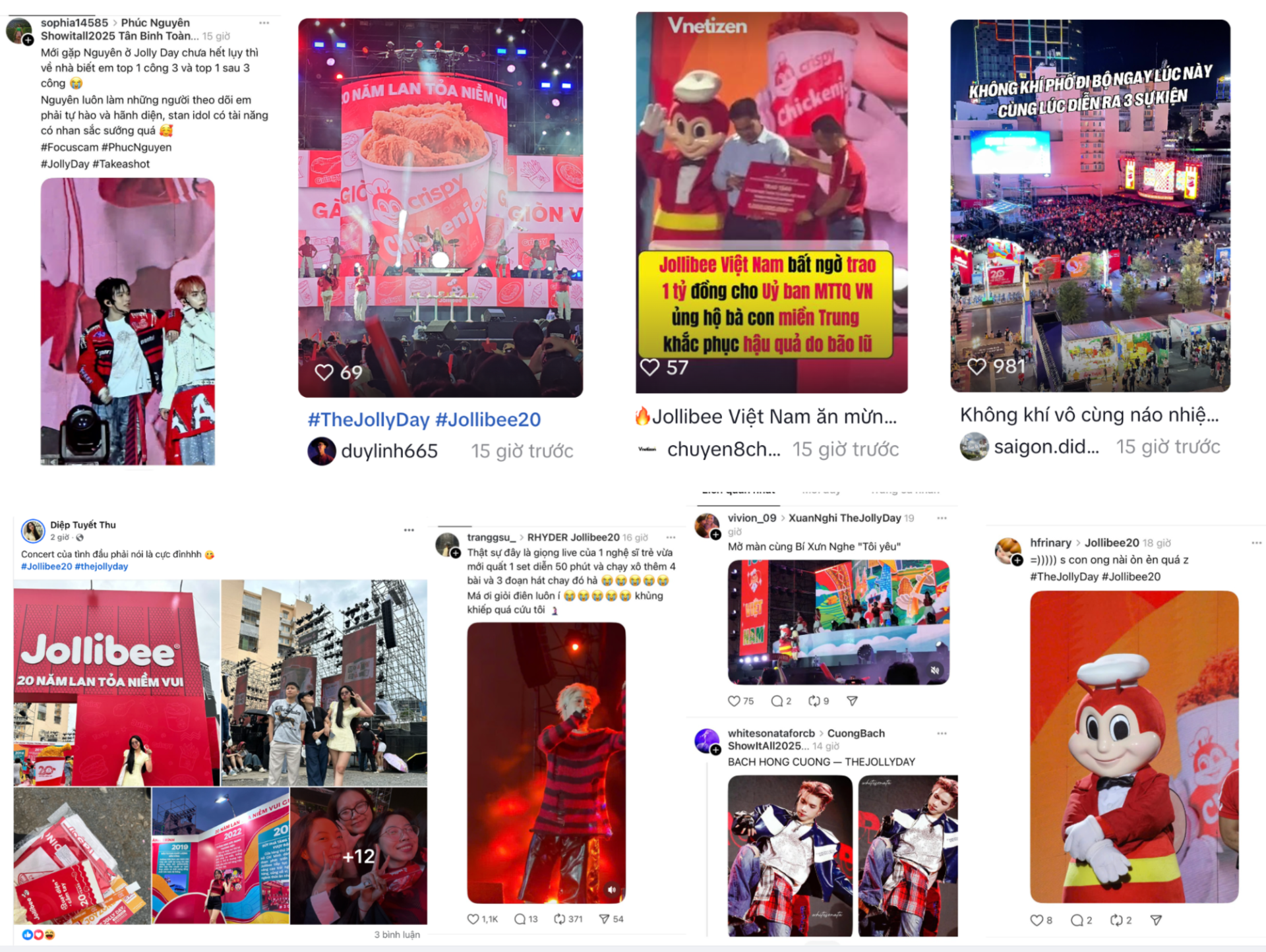 Gen Z quẩy hết mình cùng Mỹ Tâm, RHYDER, Hoàng Dũng... trong tiệc sinh nhật 20 năm của Jollibee Việt Nam - ảnh 7