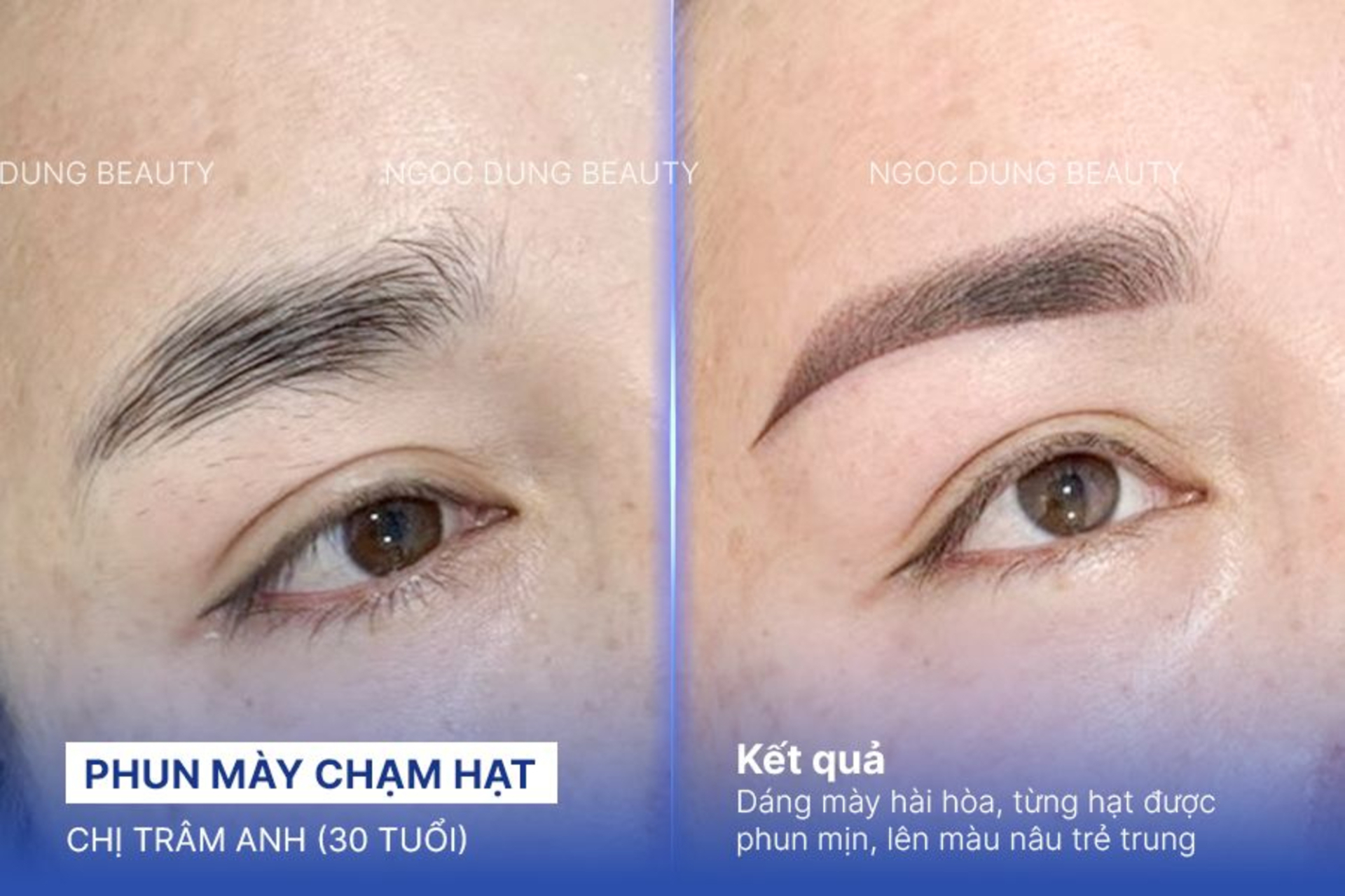 Phun mày chạm hạt vi điểm: Xu hướng chân mày tự nhiên 2025 - ảnh 5