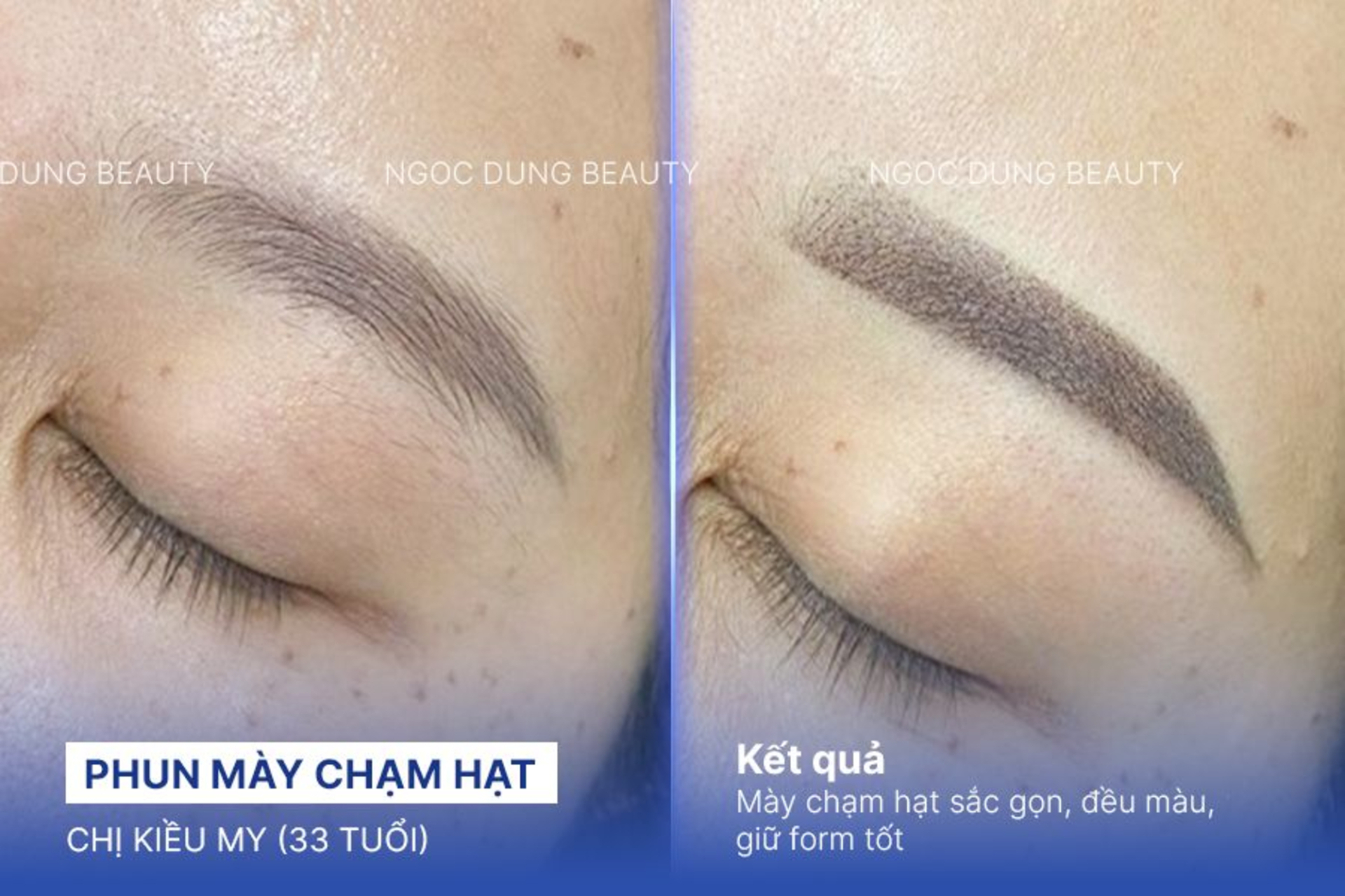 Phun mày chạm hạt vi điểm: Xu hướng chân mày tự nhiên 2025 - ảnh 4