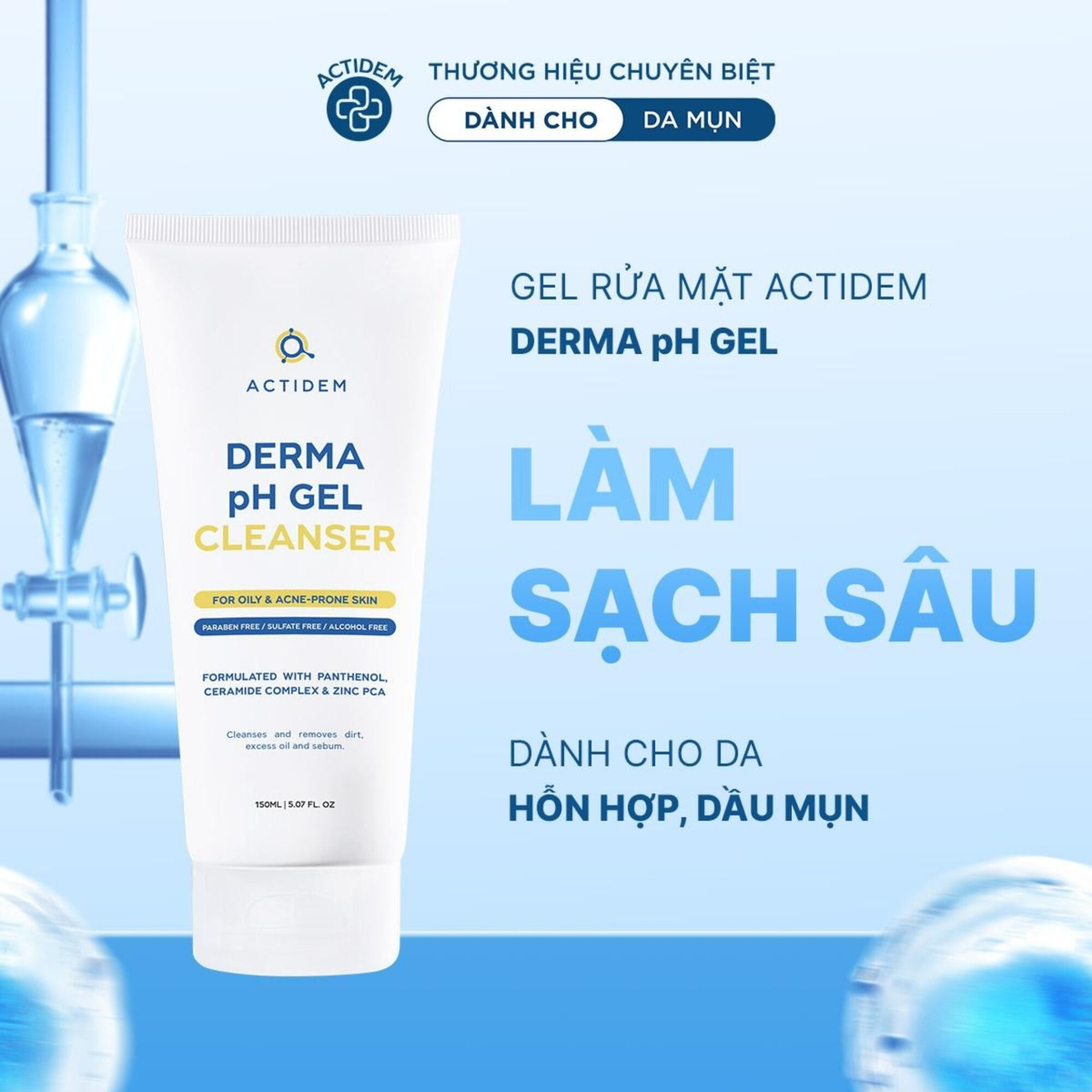 Gel rửa mặt Actidem có tốt không? Có mấy loại? Review chi tiết 3 dòng gel rửa mặt Actidem mới nhất - ảnh 2