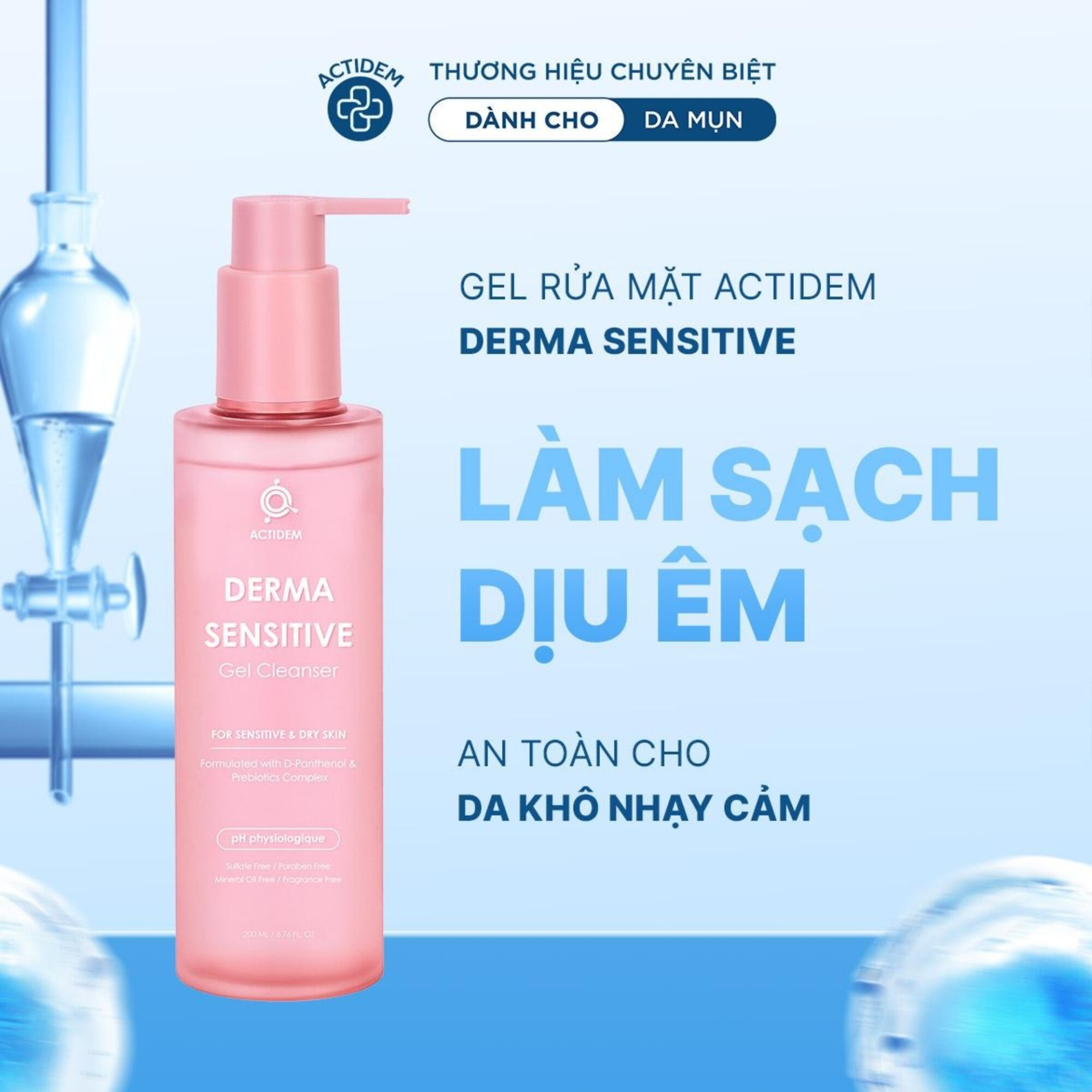 Gel rửa mặt Actidem có tốt không? Có mấy loại? Review chi tiết 3 dòng gel rửa mặt Actidem mới nhất - ảnh 4