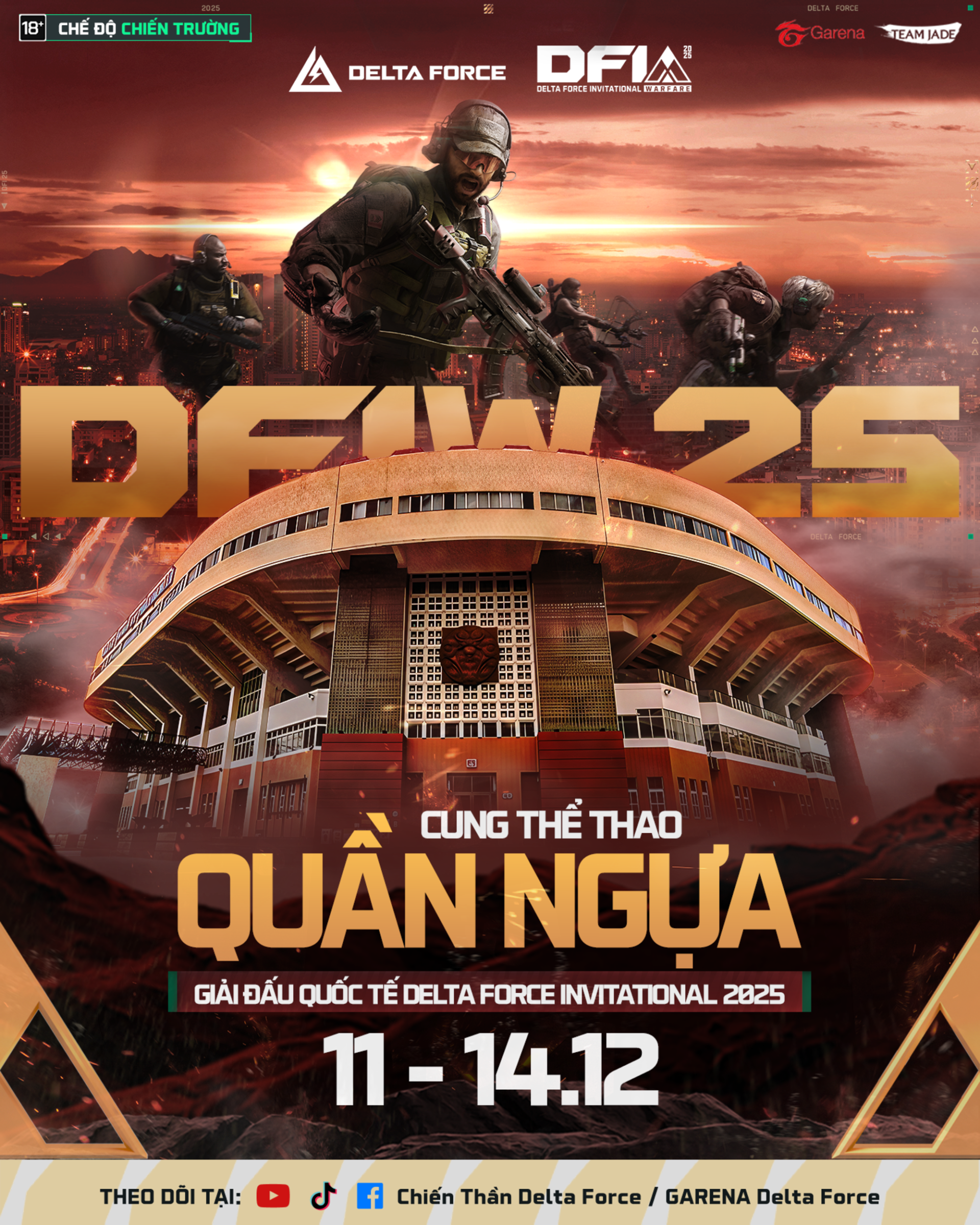 Chính Thức Khởi Tranh Giải Đấu Chuyên Nghiệp Quốc Tế DELTA FORCE INVITATIONAL 2025: Chế Độ Chiến Trường - ảnh 1