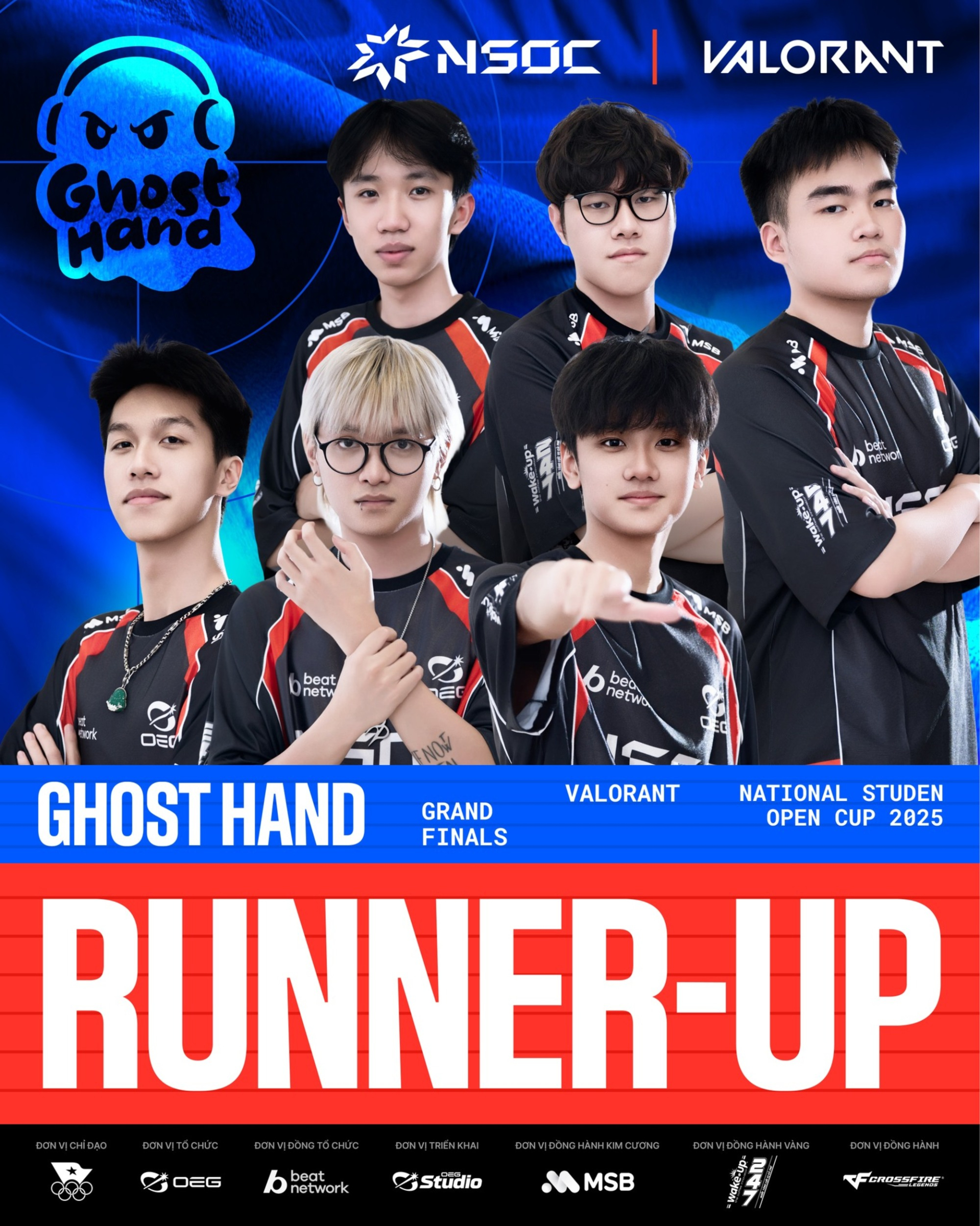 Á quân Valorant NSOC 2025 - Ghost Hand: Hành trình đến Chung kết Quốc gia đầy bản lĩnh và sự tiếc nuối trận cuối cùng - ảnh 1