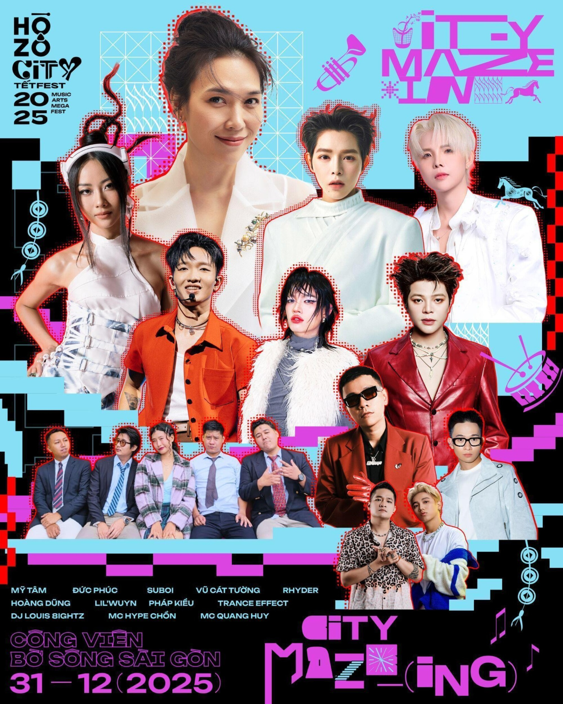 Đón Countdown kiểu “đa trải nghiệm”: Giới trẻ xếp hàng dài tại Công viên Bờ sông Sài Gòn - ảnh 5