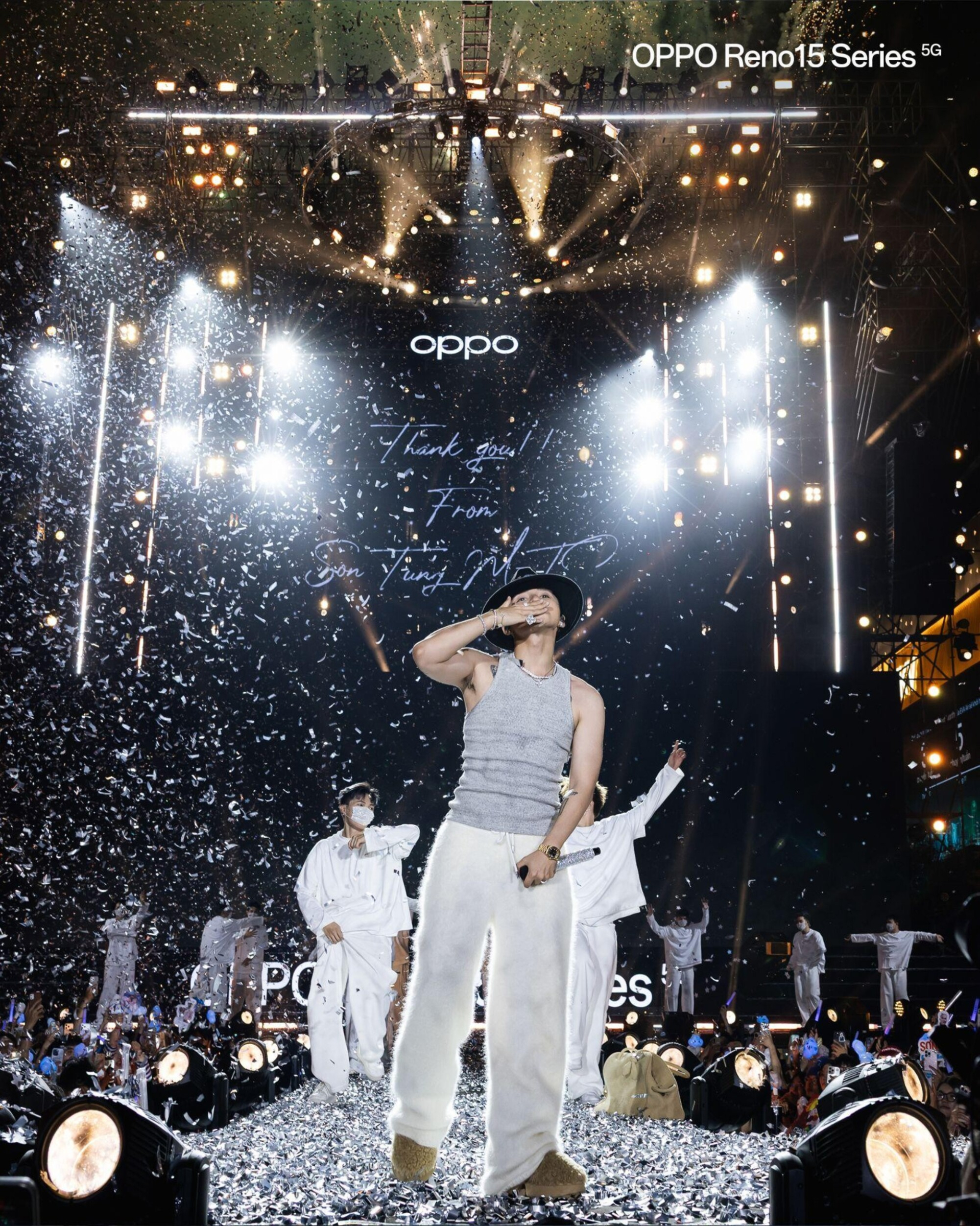 Sự kiện ra mắt OPPO Reno15 Series bùng nổ giữa không gian âm nhạc Mưa Sao Băng cùng Sơn Tùng M-TP và các nghệ sĩ - ảnh 6