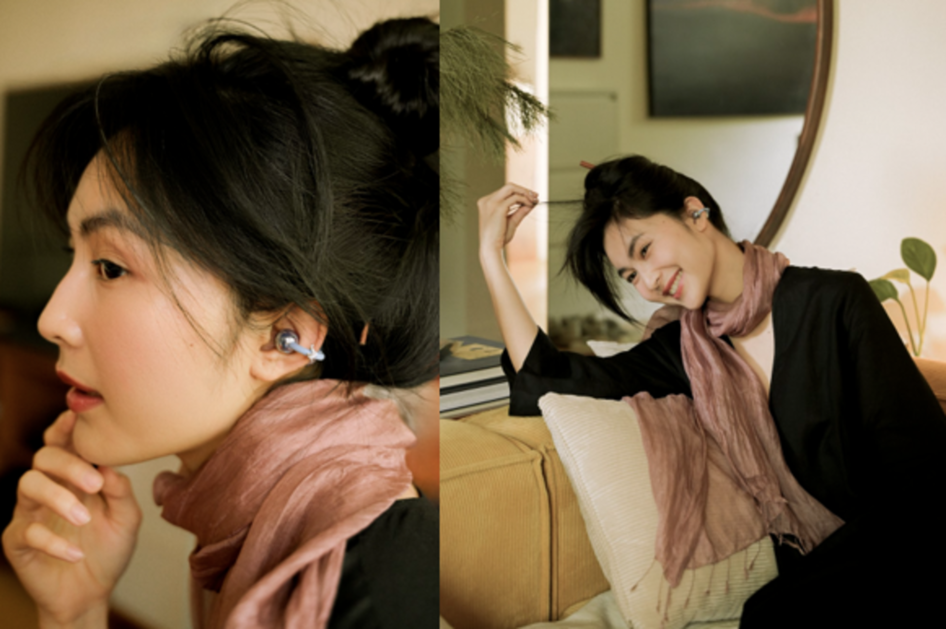 Helly Tống, Phillip Lê bắt trend tai nghe kẹp vành tai cực phong cách - ảnh 1