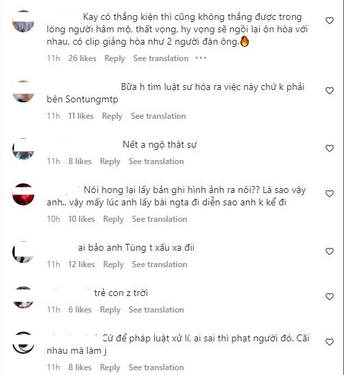 Những bình luận tranh cãi xoay quanh ồn ào của Kay Trần.