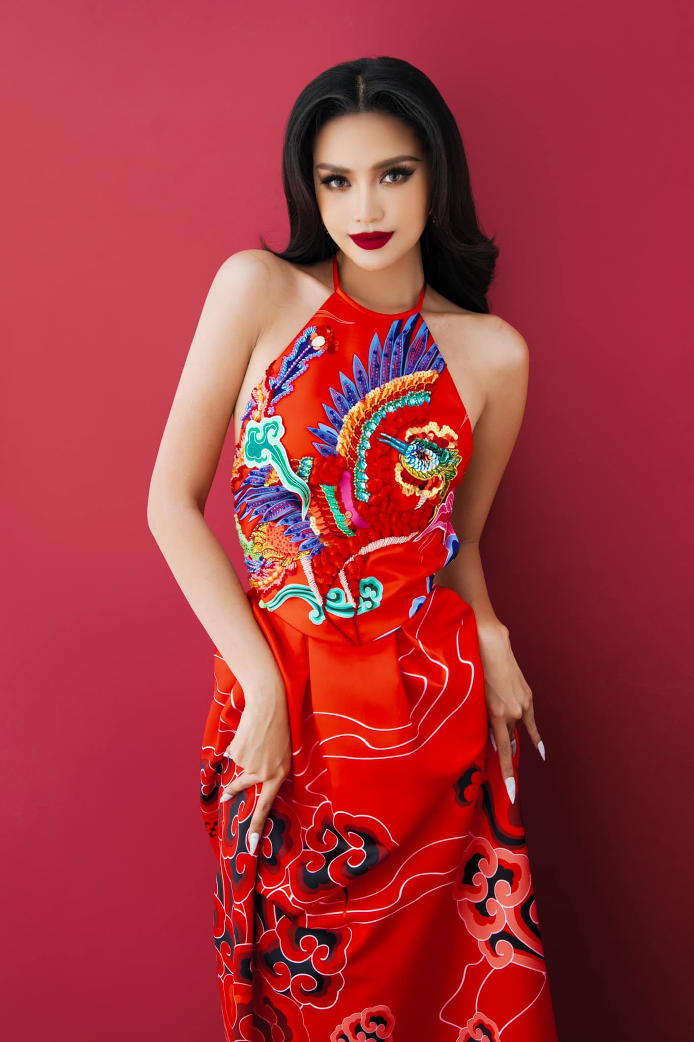 Hậu tin đồn out top 16, Ngọc Châu khiến fan lấy lại niềm tin với nhan sắc cực đỉnh trong trang phục Á Đông - ảnh 3
